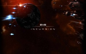 EVE Incursion wallpaper (1280x800) EVE Online logo is a property of (c) CCP hf.
