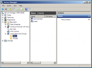 Users and Groups in Windows Server 2008